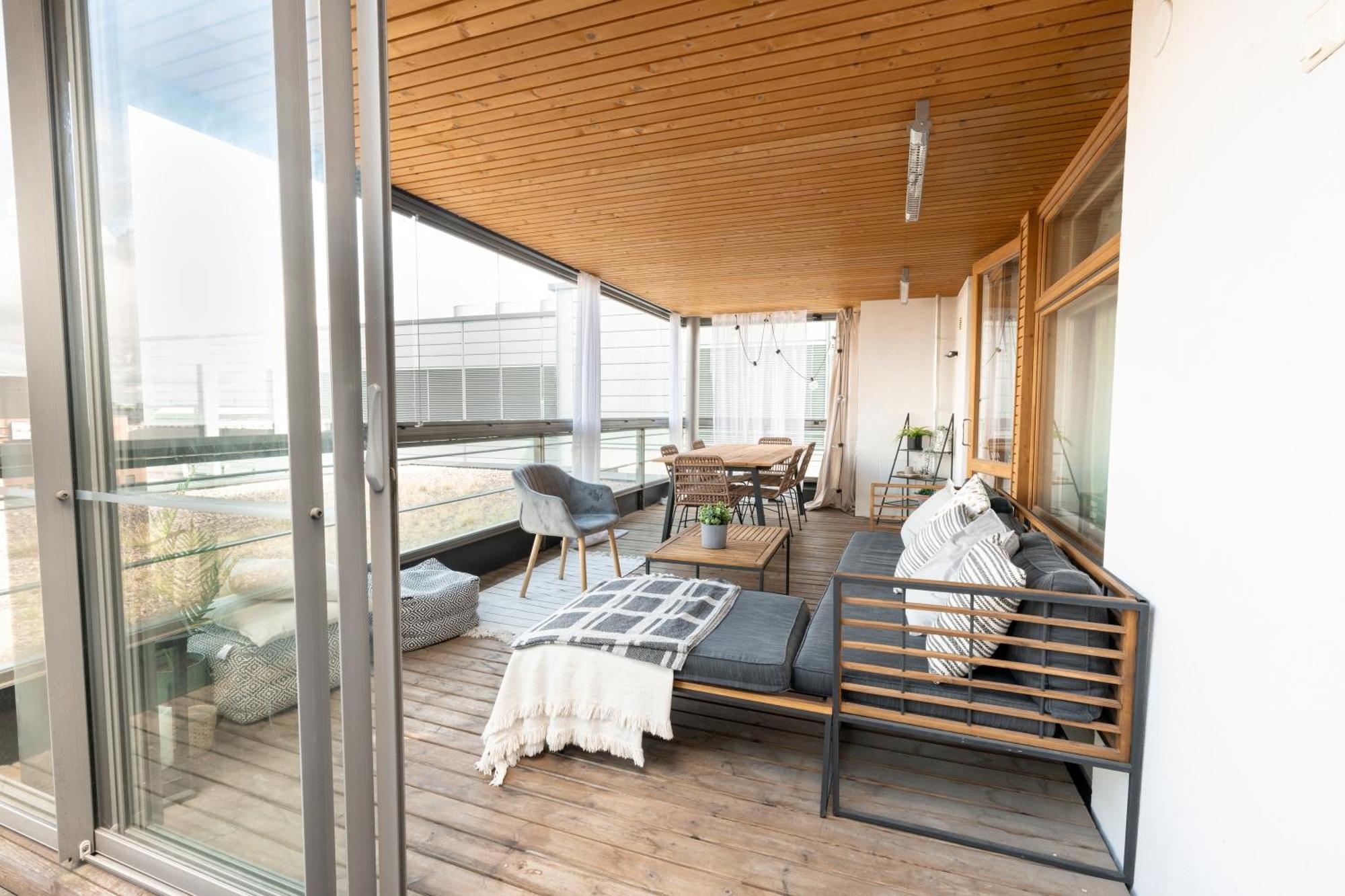 Leilighet 2ndhomes Luxury 2br With Rooftop Terrace & Sauna In Kamppi Center