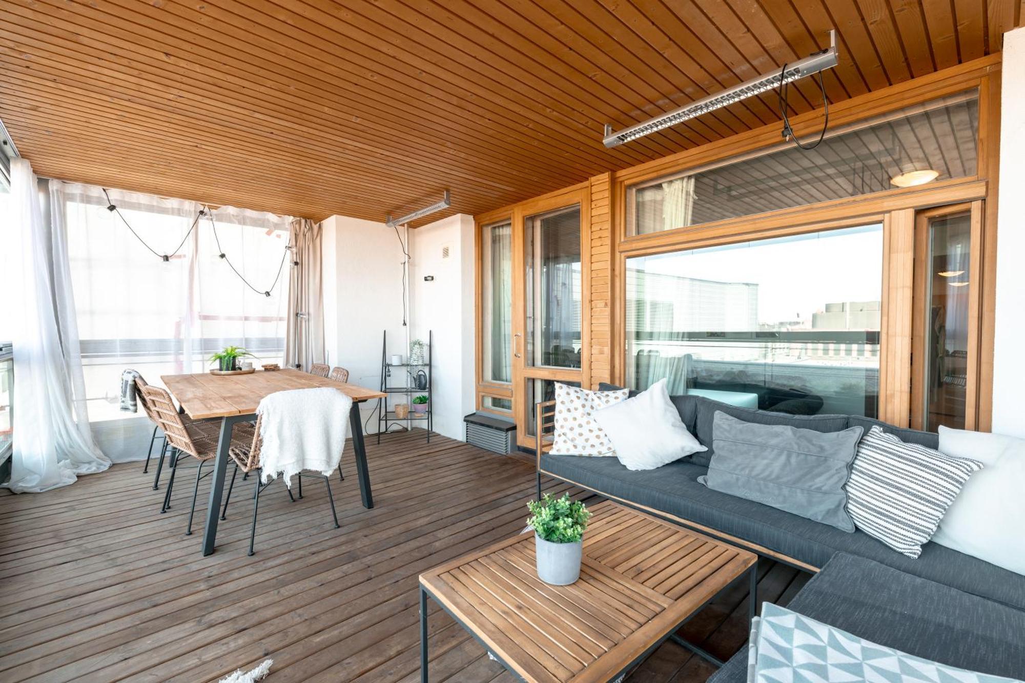 2ndhomes Luxury 2br With Rooftop Terrace & Sauna In Kamppi Center Leilighet Helsingfors
