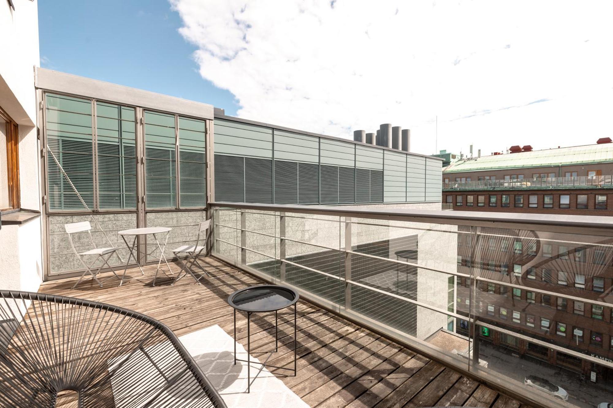 2ndhomes Luxury 2br With Rooftop Terrace & Sauna In Kamppi Center